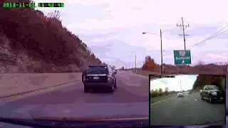Dangerous idiot driver Sciotoville Ohio 2013-11-05 FBW5093