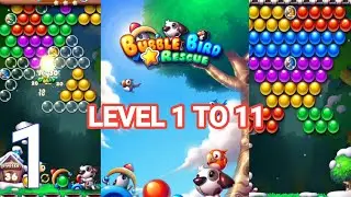Bubble Bird Rescue Game | Bubble Bird Rescue Gameplay | Level 1 To 11
