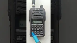 Cara setting kunci tombol HT icom ic v86 lock unlock
