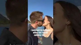 SURPRISING MY HUSBAND 😅 #shorts #couple #adventure #relationship #married #explore