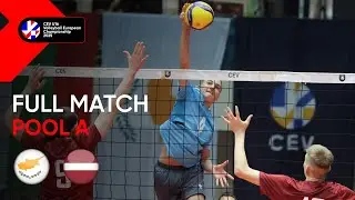 Full Match | Cyprus vs. Latvia | CEV U16 Volleyball European Championship 2025 | Men (Pool A)