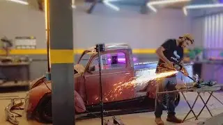 Coloquei para-choques no Fusca Picape Ep7
