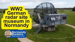 WW2 German radar station and Normandy bunker site museum walkaround