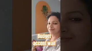 Only INR 2000/- | Budget DIY Accent Wall Transformation | #shorts #homedecor #accentwall #diy #home