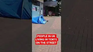 Homeless people living in city centres of the UK in 2025