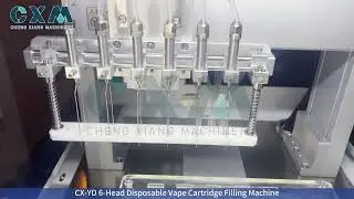 How a 6-Head Vape Cartridge Filling Machine Work？6 Head Disposable Vape Cartridge Filling Machine