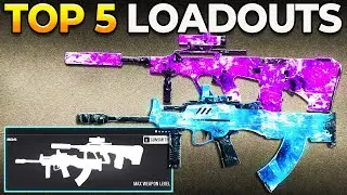 NEW TOP 5 *META* ASSAULT RIFLE LOADOUTS in WARZONE! 👑