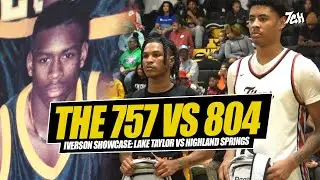 The 757 Plays the 804 in Allen Iverson Showcase!! (Lake Taylor vs Highland Springs)