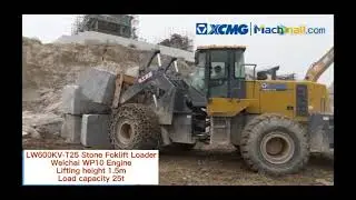XCMG 25 ton Stone Forklift Wheel Loader LW600KV-T25 (2021)