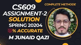 CS609 Assignment No 2 Solution 2024 100% Correct Complete Solution by M. Junaid Qazi | cs609 2 2024
