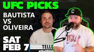 UFC Picks with Kyle Kirms - Fight Night: Bautista vs Oliveira