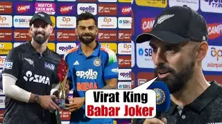 Daryl Mitchell gave his POTM Award to Virat Kohli & said shocking thing about Babar Azam IND vs NZ