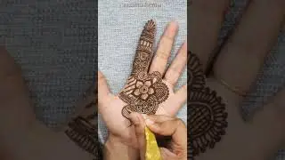 one simple step by step #henna #hennadesign #mehendi #mehendidesign #tutorial  #simple #stepbystep