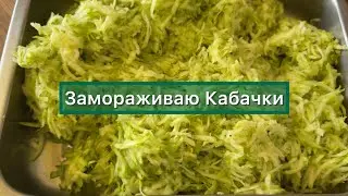 Заморозка Кабачков Куда использовать кабачки Заготовка