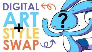 DIGITAL ART and STYLE SWAP w/ LavenderTowne - You Asked For It!