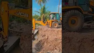 JCB#3DX#bridge🌉#working#video
