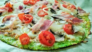 Чудо-пицца:) или брокколи 🥦- пицца. Очень вкусно и полезно 👌 Кето диета
