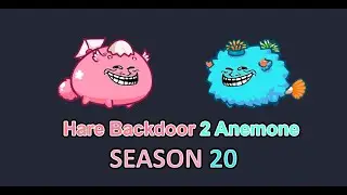 Double Anemone Aqua Hare Backdoor Bird Gameplay | Axie Infinity