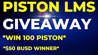 The Piston Token just became Bullish | 100 Piston LMS Giveaway |