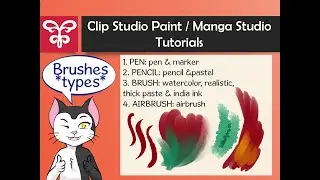 E10 Brush types - Clip Studio Paint/Manga Studio tutorials