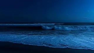 Gentle Ocean Sounds: Sleep & Relaxation for Stressed Minds (Black Screen)