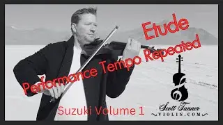 Etude - Violin | Performance Tempo Repeated