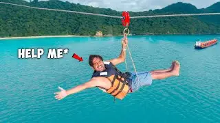 Dangerous Zipline Challenge - दो लोग मारे गए...? 😂
