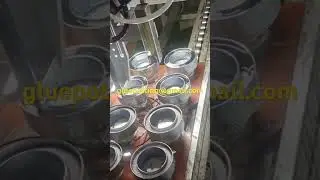 Ab glue dispensing machine for clutch filling machine with 2 part fluids adhesive material