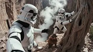 Stormtroopers Find a Mysterious Escape Pod Creature