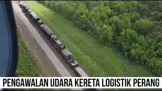 Rusia Rilis Video Pengamanan Logistik Perang Via Kereta Api