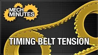 TIMING BELTS & PULLEYS PT. 4: TIMING BELT TENSION | MECH MINUTES | MISUMI USA