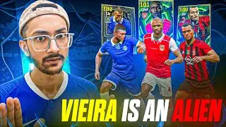 Крепость Виейра &mdash; это монстр 😈 Обзор 105 EDGED CROSS CAFU + 107 AERIAL FORT DESAILLY в eFootball 🔥