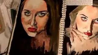 GCSE ART A*  SKETCHBOOK COLLECTION FLIP THROUGH
