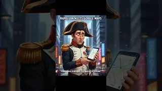 Napolean Discovers Google Maps 🤯 fr (This Changes Everything) #napoleon #googlemaps #shorts #comedy