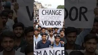 ssc cgl protest 31 July delhi #ssccgl #ssc #exam #
