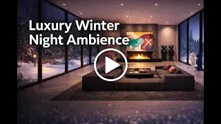 Peaceful Winter Night ❄️ Soft Ambient Jazz for Deep Calm & Relaxation