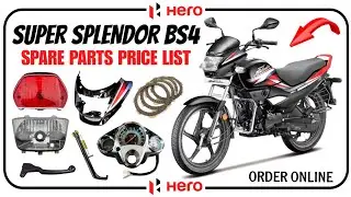 Hero Super Splendor Spare Parts Price List 🔴⚫ | Super Splendor Parts Name | 🛍️ +91 98932 35053