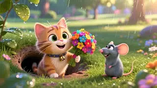 Learning Colors with Baby Cat 🐱🌈 Fun Color Song for Kids | Playful Learning Adventure