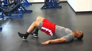 Glute Bridge Walkout