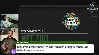 NFT Zoo Stream Ep1 - Zoo Direktor Benjamin