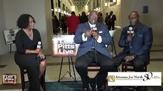 Rev. William Glover &  Cheryl Glover at  Atty. Joe North 30th Celebration on Lee Pitts Live