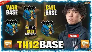 AFTER UPDATE🔥 New TOP 5 TH12 Base for War/CWL/Ranked 2026 | Town Hall 12 STRONGEST TH 12 BASE LINK