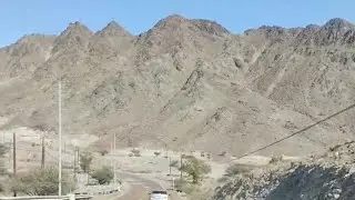 DRIVING from HATTA to KALBA//SCENIC mountain views...