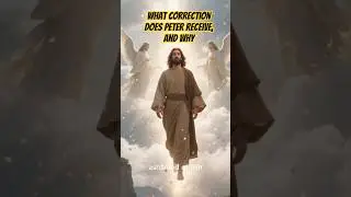 What correction does Peter receive, and why #jesusshorts #quotes #jesus#jesuschrist#storyofus