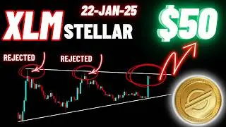 Stellar Lumens XLM Crypto Coin | Another Rejection???