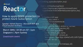 How to apply DDOS protection to protect Azure Subscription