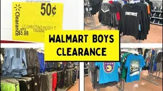 🤩WOW‼️ ONLY $.50 CENTS‼️ WALMART BOYS CLEARANCE CLOTHING‼️ WALMART CLEARANCE | WALMART SHOP WITH ME
