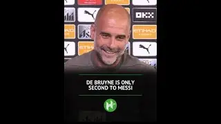 De Bruyne is ONLY second to Messi😲🤩