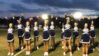 Merritt Island Christian Cheerleaders On Senior Night