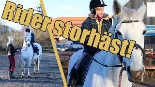 Millan lär sig rida - Del 7 🤍 || Rider STORA Donna